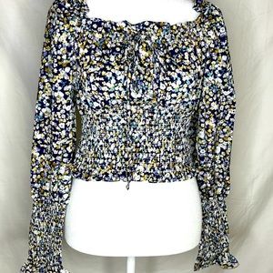 SHEIN Long Sleeve Crop